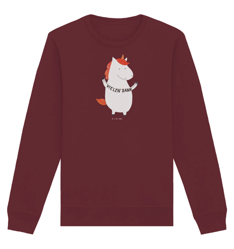 Organic Pullover Einhorn Dankeschön Pullover, Pullover Männer, Pullover Frauen, Sweatshirt, Sweatshirt Männer, Sweatshirt Frauen, Unisex, Einhorn, Einhörner, Einhorn Deko, Pegasus, Unicorn, Danke, vielen Dank, Dankeschön, Danksagung