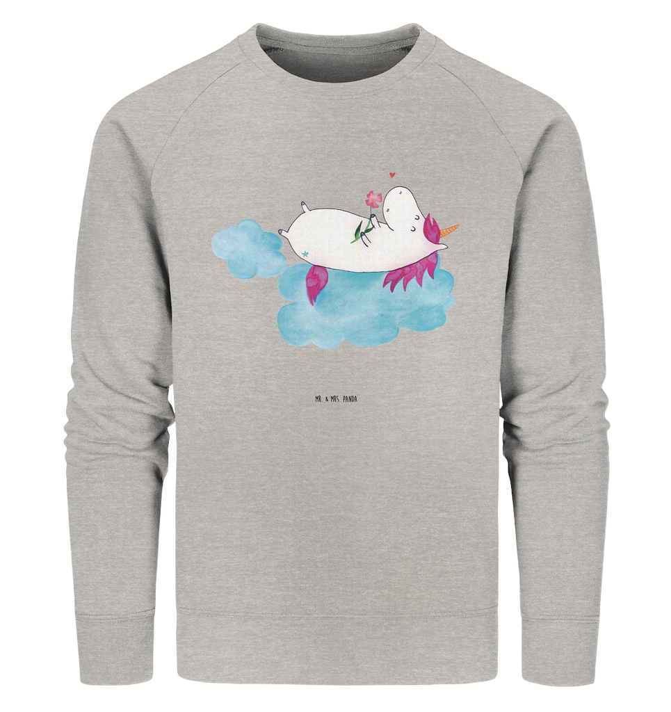 Organic Pullover Einhorn Verliebt Pullover, Pullover Männer, Pullover Frauen, Sweatshirt, Sweatshirt Männer, Sweatshirt Frauen, Unisex, Einhorn, Einhörner, Einhorn Deko, Pegasus, Unicorn, verliebt, Liebe, Liebesbeweis, Freundin, Wolke