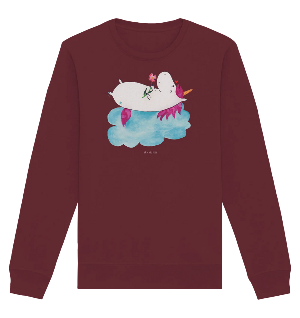 Organic Pullover Einhorn Verliebt Pullover, Pullover Männer, Pullover Frauen, Sweatshirt, Sweatshirt Männer, Sweatshirt Frauen, Unisex, Einhorn, Einhörner, Einhorn Deko, Pegasus, Unicorn, verliebt, Liebe, Liebesbeweis, Freundin, Wolke