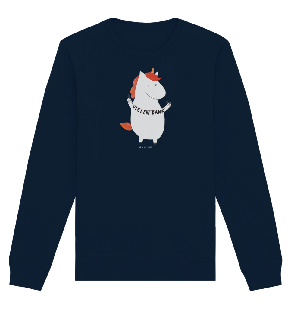 Organic Pullover Einhorn Dankeschön Pullover, Pullover Männer, Pullover Frauen, Sweatshirt, Sweatshirt Männer, Sweatshirt Frauen, Unisex, Einhorn, Einhörner, Einhorn Deko, Pegasus, Unicorn, Danke, vielen Dank, Dankeschön, Danksagung