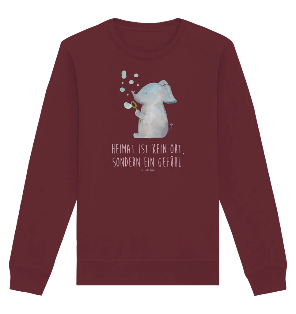 Organic Pullover Elefant Seifenblasen Pullover, Pullover Männer, Pullover Frauen, Sweatshirt, Sweatshirt Männer, Sweatshirt Frauen, Unisex, Tiermotive, Gute Laune, lustige Sprüche, Tiere, Elefant, Elefanten, Dickhäuter, Rüsseltier, Seifenblasen, Liebe, Heimat, Gefühl. Daheim, Liebesbeweis, Liebesspruch