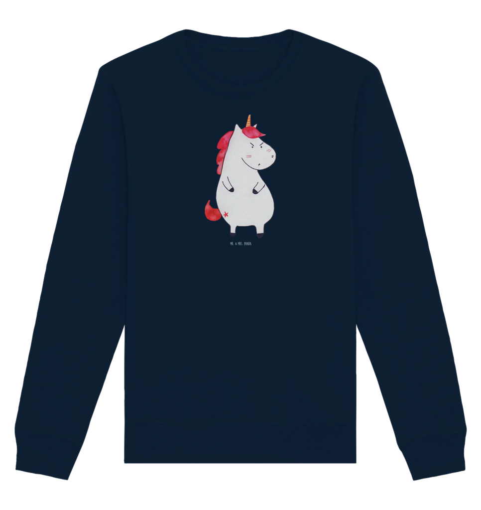 Organic Pullover Einhorn Wut Pullover, Pullover Männer, Pullover Frauen, Sweatshirt, Sweatshirt Männer, Sweatshirt Frauen, Unisex, Einhorn, Einhörner, Einhorn Deko, Pegasus, Unicorn, Realität, Ansage, lustlos, nein, Büro, Arbeit, wütend, dumme Fragen, lustig, Spaß, Geschenk