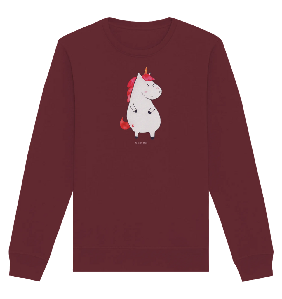 Organic Pullover Einhorn Wut Pullover, Pullover Männer, Pullover Frauen, Sweatshirt, Sweatshirt Männer, Sweatshirt Frauen, Unisex, Einhorn, Einhörner, Einhorn Deko, Pegasus, Unicorn, Realität, Ansage, lustlos, nein, Büro, Arbeit, wütend, dumme Fragen, lustig, Spaß, Geschenk