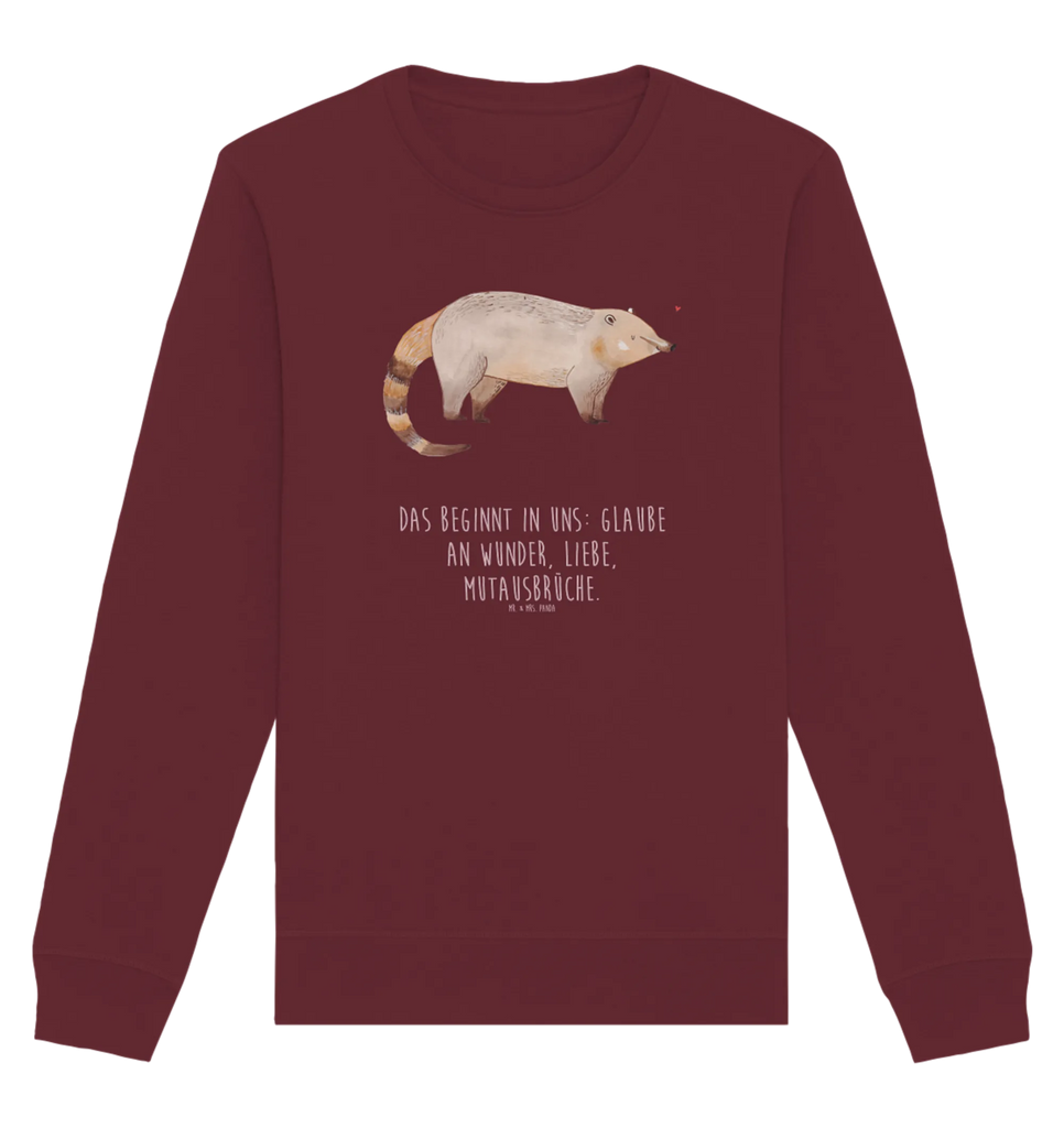 Organic Pullover Nasenbär Pullover, Pullover Männer, Pullover Frauen, Sweatshirt, Sweatshirt Männer, Sweatshirt Frauen, Unisex, Tiermotive, Gute Laune, lustige Sprüche, Tiere, Nasenbär, Nasenbären, Rüsselbär, Bär