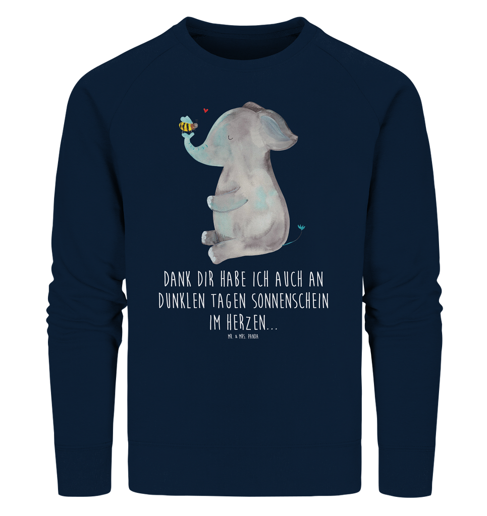 Organic Pullover Elefant Biene Pullover, Pullover Männer, Pullover Frauen, Sweatshirt, Sweatshirt Männer, Sweatshirt Frauen, Unisex, Tiermotive, Gute Laune, lustige Sprüche, Tiere, Elefant, Biene, Liebe, Liebesbeweis, Jahrestag, Liebesgeschenk, Heiratsantrag, Hochzeitsgeschenk, Liebesspruch