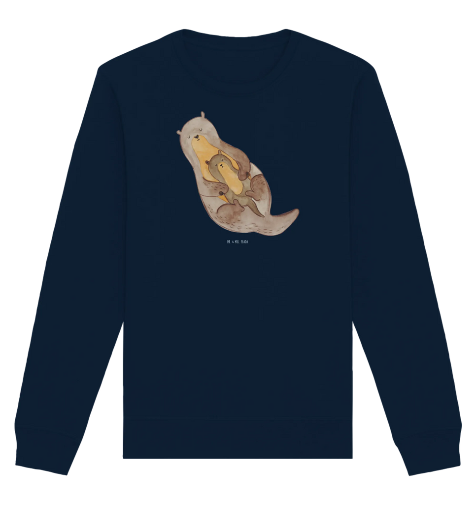 Organic Pullover Otter Kind Pullover, Pullover Männer, Pullover Frauen, Sweatshirt, Sweatshirt Männer, Sweatshirt Frauen, Unisex, Otter, Fischotter, Seeotter, Otter Seeotter See Otter