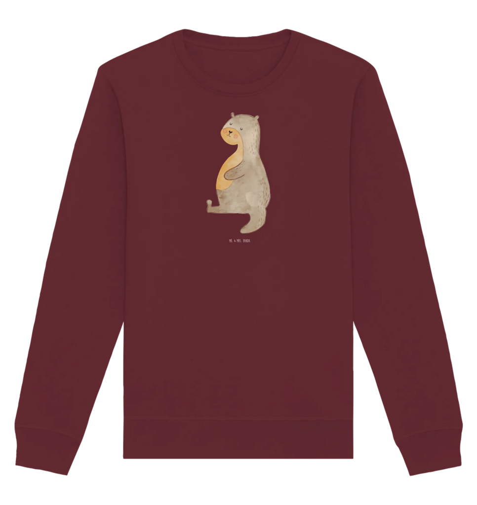 Organic Pullover Otter Bauch Pullover, Pullover Männer, Pullover Frauen, Sweatshirt, Sweatshirt Männer, Sweatshirt Frauen, Unisex, Otter, Fischotter, Seeotter, Otter Seeotter See Otter