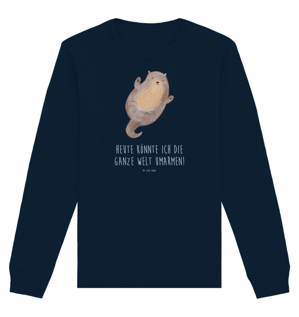 Organic Pullover Otter Umarmen Pullover, Pullover Männer, Pullover Frauen, Sweatshirt, Sweatshirt Männer, Sweatshirt Frauen, Unisex, Otter, Fischotter, Seeotter, Otter Seeotter See Otter