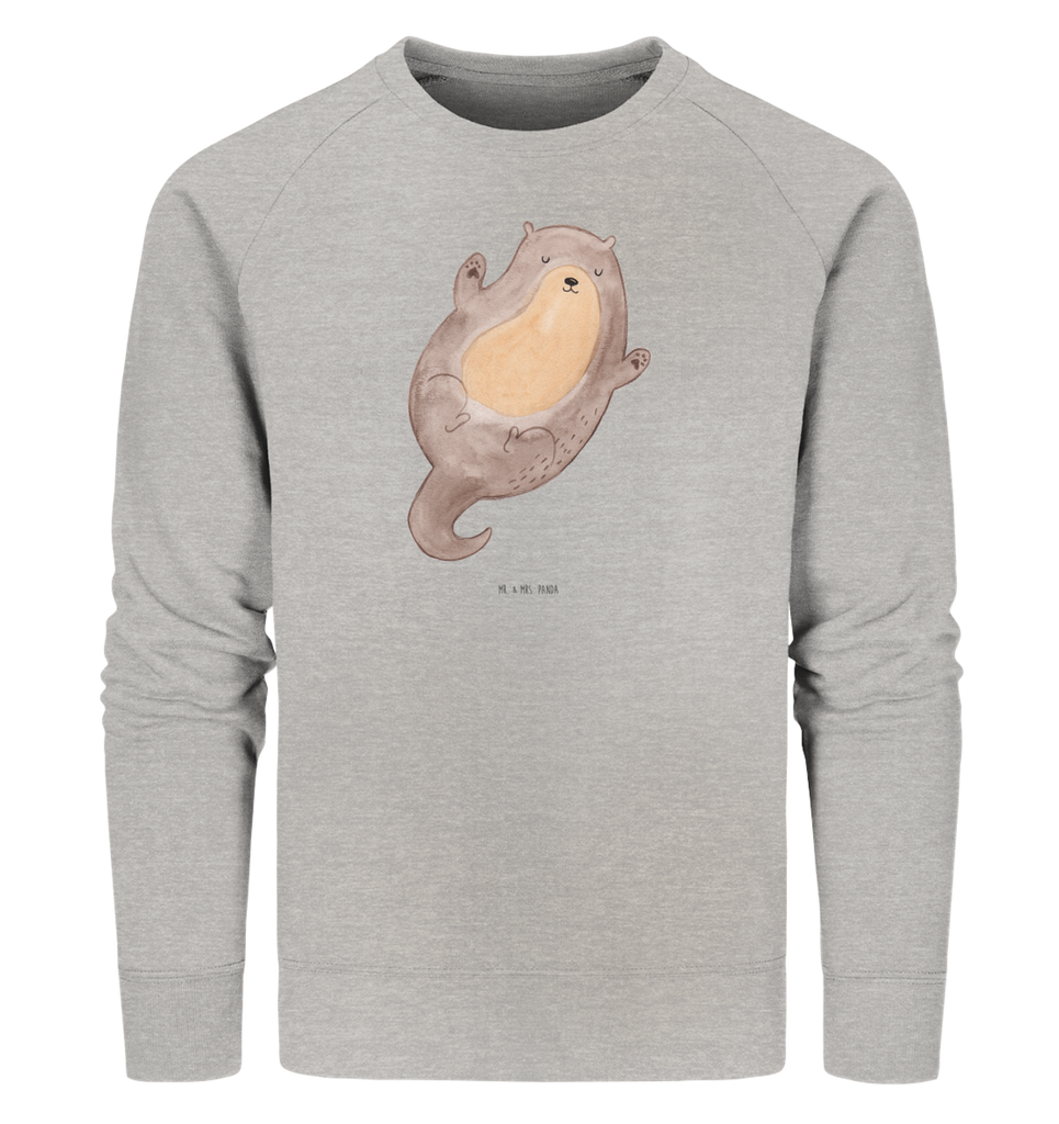 Organic Pullover Otter Umarmen Pullover, Pullover Männer, Pullover Frauen, Sweatshirt, Sweatshirt Männer, Sweatshirt Frauen, Unisex, Otter, Fischotter, Seeotter, Otter Seeotter See Otter