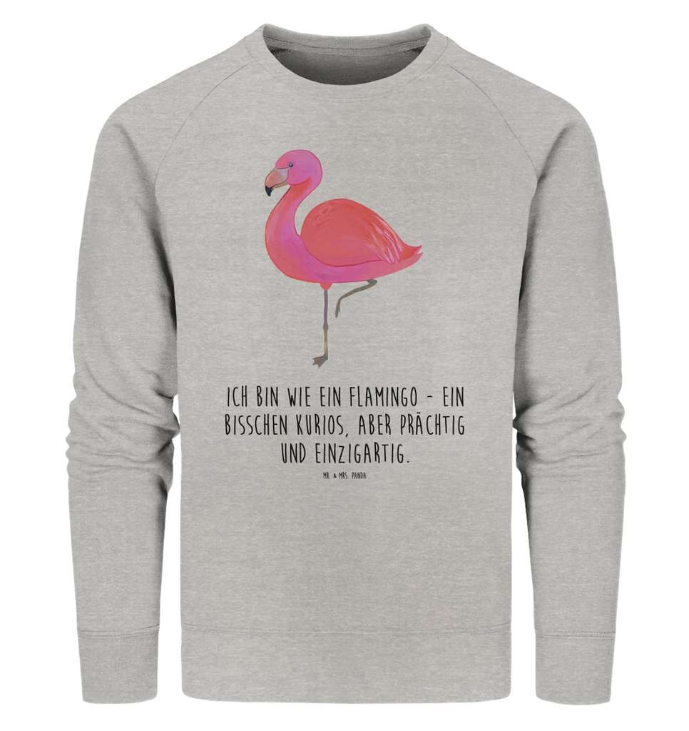 Organic Pullover Flamingo Classic Pullover, Pullover Männer, Pullover Frauen, Sweatshirt, Sweatshirt Männer, Sweatshirt Frauen, Unisex, Flamingo, Einzigartig, Selbstliebe, Stolz, ich, für mich, Spruch, Freundin, Freundinnen, Außenseiter, Sohn, Tochter, Geschwister