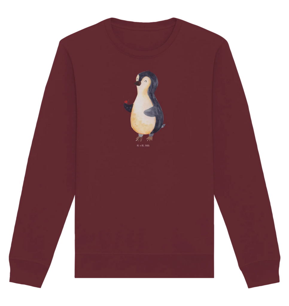 Organic Pullover Pinguin Marienkäfer Pullover, Pullover Männer, Pullover Frauen, Sweatshirt, Sweatshirt Männer, Sweatshirt Frauen, Unisex, Pinguin, Pinguine, Marienkäfer, Liebe, Wunder, Glück, Freude, Lebensfreude