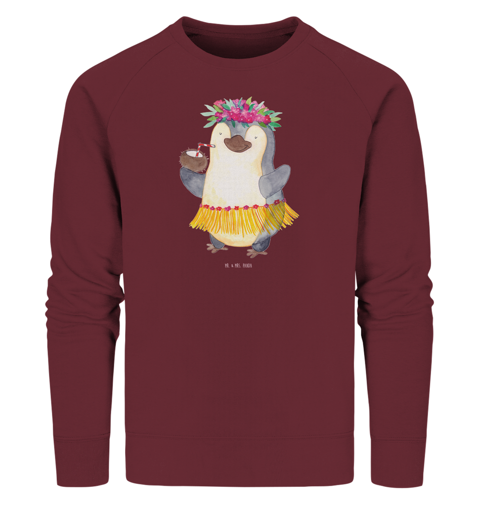 Organic Pullover Pinguin Kokosnuss Pullover, Pullover Männer, Pullover Frauen, Sweatshirt, Sweatshirt Männer, Sweatshirt Frauen, Unisex, Pinguin, Aloha, Hawaii, Urlaub, Kokosnuss, Pinguine