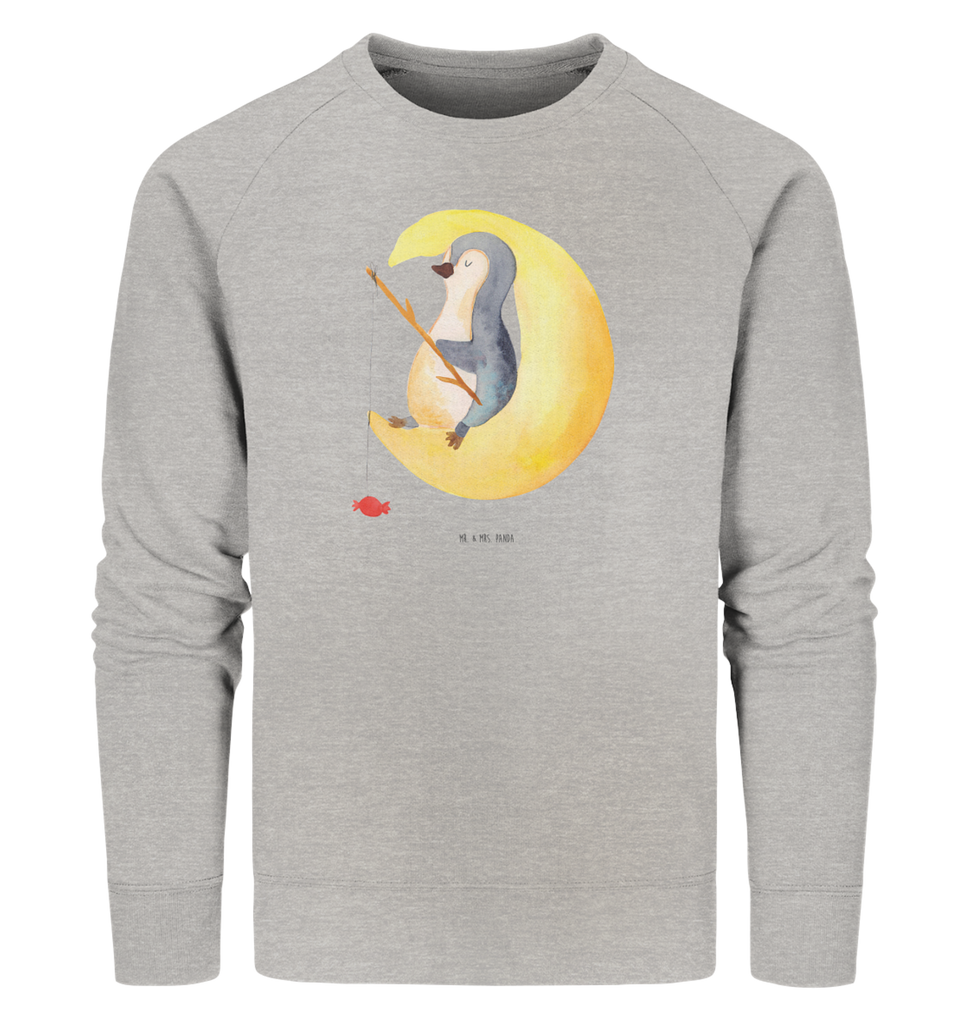 Organic Pullover Pinguin Mond Pullover, Pullover Männer, Pullover Frauen, Sweatshirt, Sweatshirt Männer, Sweatshirt Frauen, Unisex, Pinguin, Pinguine, Spruch, schlafen, Nachtruhe, Einschlafen, Schlafzimmer, Schlafstörungen, Gästezimmer