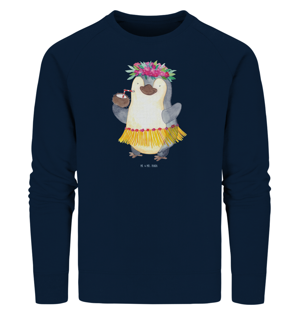 Organic Pullover Pinguin Kokosnuss Pullover, Pullover Männer, Pullover Frauen, Sweatshirt, Sweatshirt Männer, Sweatshirt Frauen, Unisex, Pinguin, Aloha, Hawaii, Urlaub, Kokosnuss, Pinguine