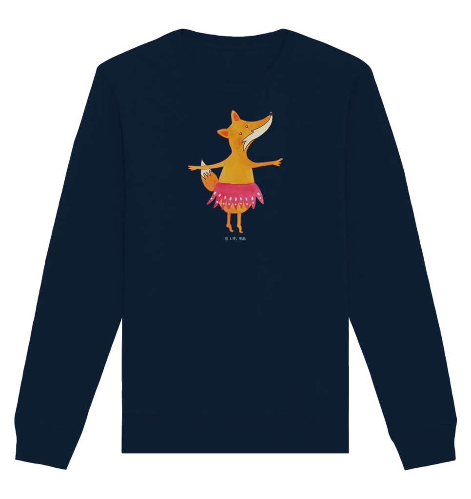 Organic Pullover Fuchs Ballerina Pullover, Pullover Männer, Pullover Frauen, Sweatshirt, Sweatshirt Männer, Sweatshirt Frauen, Unisex, Fuchs, Fuchs Spruch, Füchse, Füchsin, Ballerina, Ballett, Tänzerin, Tanzen, Party, Einladung, Geburtstag