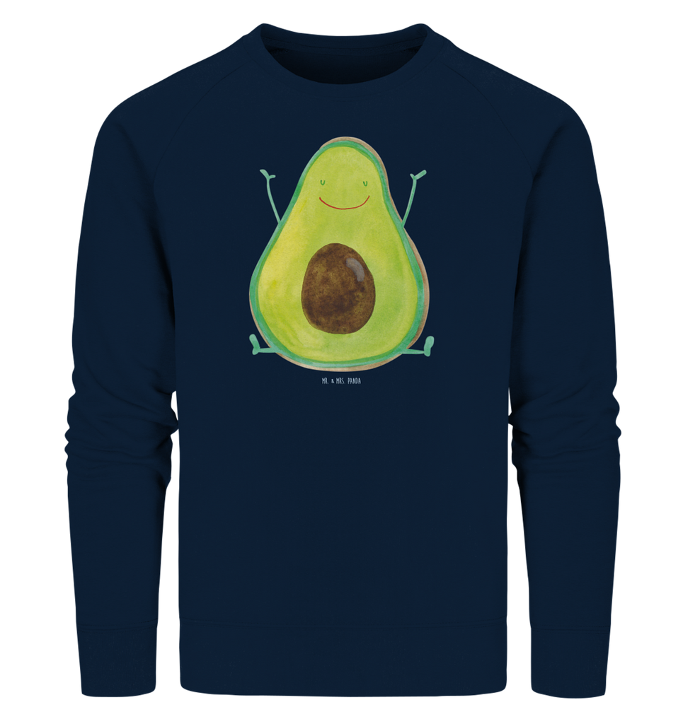 Organic Pullover Avocado Glücklich Pullover, Pullover Männer, Pullover Frauen, Sweatshirt, Sweatshirt Männer, Sweatshirt Frauen, Unisex, Avocado, Veggie, Vegan, Gesund, Chaos