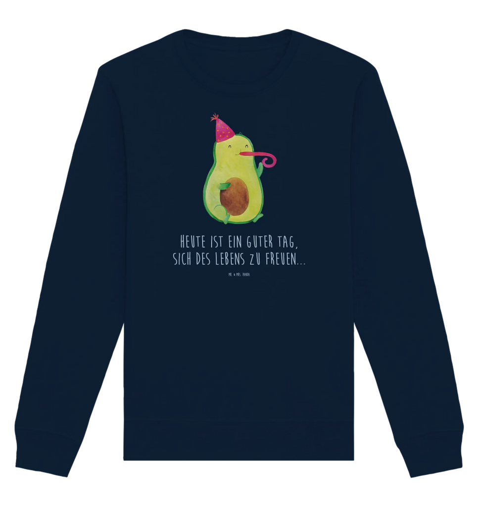 Organic Pullover Avocado Feier Pullover, Pullover Männer, Pullover Frauen, Sweatshirt, Sweatshirt Männer, Sweatshirt Frauen, Unisex, Avocado, Veggie, Vegan, Gesund, Party, Feierlichkeit, Feier, Fete, Geburtstag, Gute Laune, Tröte