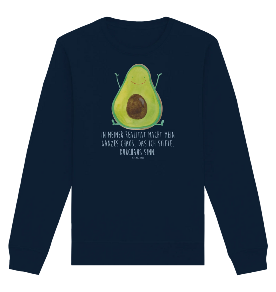 Organic Pullover Avocado Glücklich Pullover, Pullover Männer, Pullover Frauen, Sweatshirt, Sweatshirt Männer, Sweatshirt Frauen, Unisex, Avocado, Veggie, Vegan, Gesund, Chaos