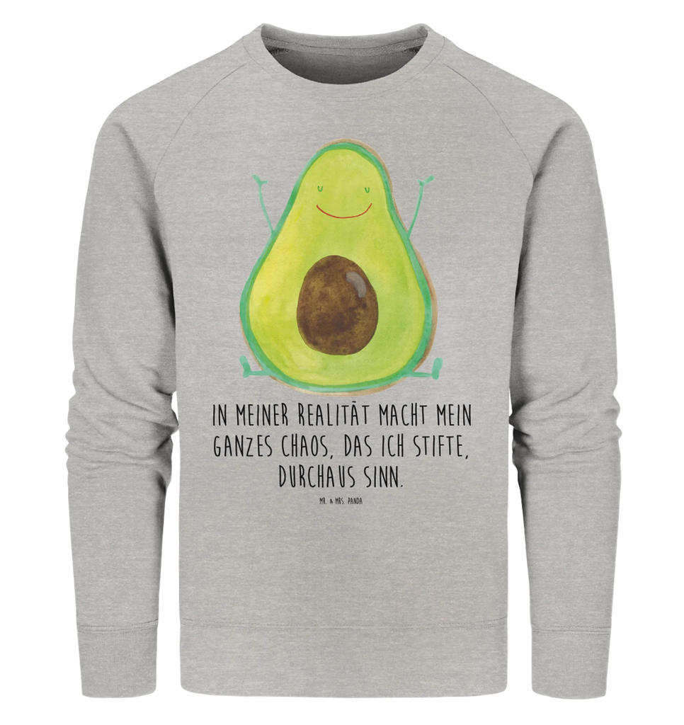 Organic Pullover Avocado Glücklich Pullover, Pullover Männer, Pullover Frauen, Sweatshirt, Sweatshirt Männer, Sweatshirt Frauen, Unisex, Avocado, Veggie, Vegan, Gesund, Chaos