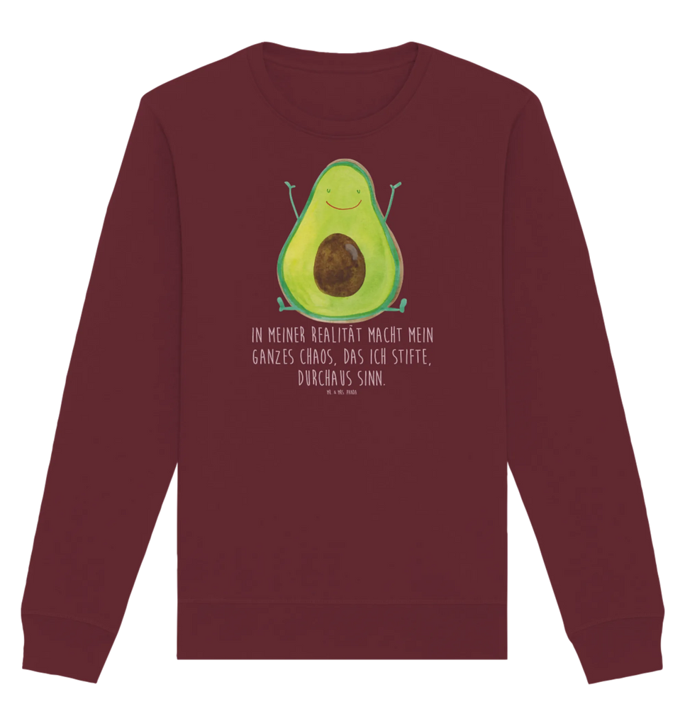 Organic Pullover Avocado Glücklich Pullover, Pullover Männer, Pullover Frauen, Sweatshirt, Sweatshirt Männer, Sweatshirt Frauen, Unisex, Avocado, Veggie, Vegan, Gesund, Chaos