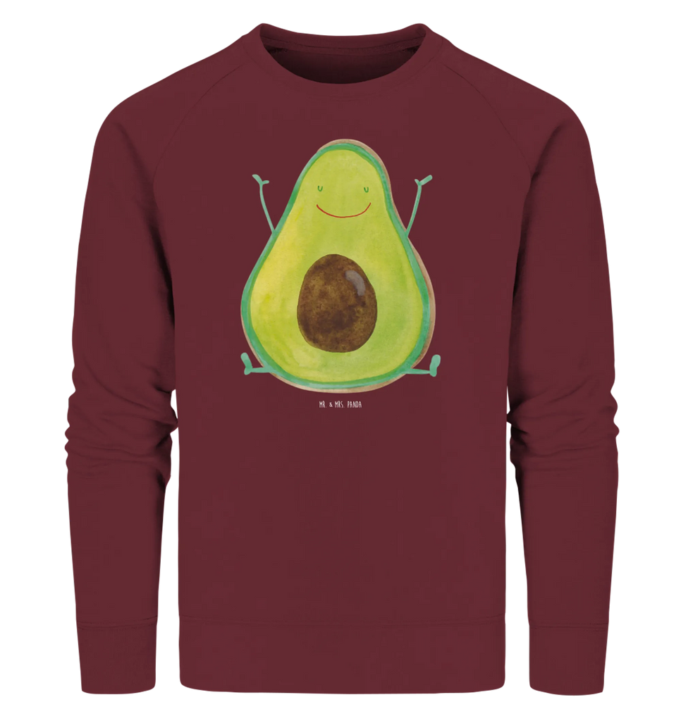 Organic Pullover Avocado Glücklich Pullover, Pullover Männer, Pullover Frauen, Sweatshirt, Sweatshirt Männer, Sweatshirt Frauen, Unisex, Avocado, Veggie, Vegan, Gesund, Chaos