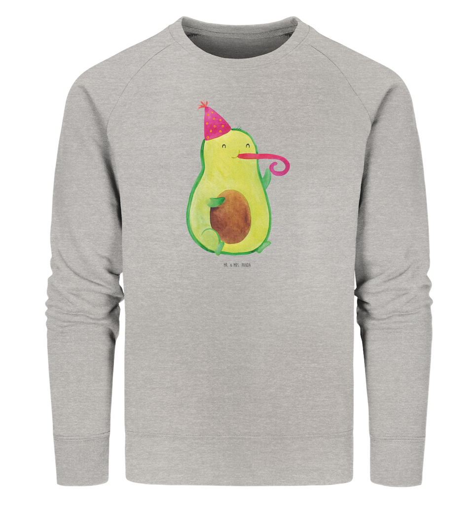 Organic Pullover Avocado Feier Pullover, Pullover Männer, Pullover Frauen, Sweatshirt, Sweatshirt Männer, Sweatshirt Frauen, Unisex, Avocado, Veggie, Vegan, Gesund, Party, Feierlichkeit, Feier, Fete, Geburtstag, Gute Laune, Tröte