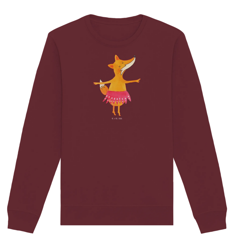 Organic Pullover Fuchs Ballerina Pullover, Pullover Männer, Pullover Frauen, Sweatshirt, Sweatshirt Männer, Sweatshirt Frauen, Unisex, Fuchs, Fuchs Spruch, Füchse, Füchsin, Ballerina, Ballett, Tänzerin, Tanzen, Party, Einladung, Geburtstag