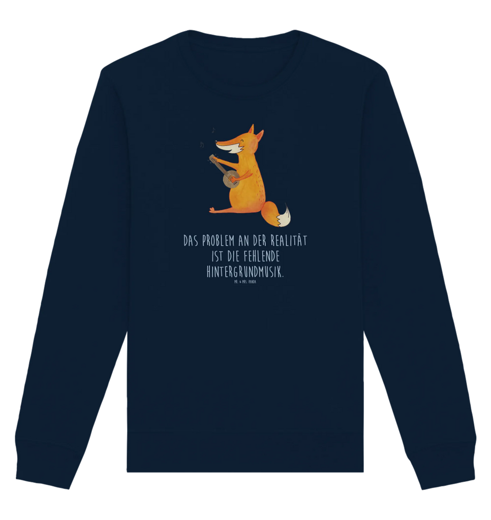 Organic Pullover Fuchs Gitarre Pullover, Pullover Männer, Pullover Frauen, Sweatshirt, Sweatshirt Männer, Sweatshirt Frauen, Unisex, Fuchs, Füchse, Geschenk Musiker, Musik Spruch, Musikerin, Sänger, Sängerin, Gitarre