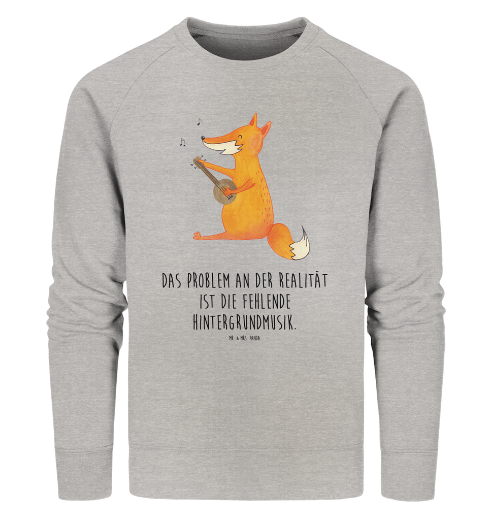 Organic Pullover Fuchs Gitarre Pullover, Pullover Männer, Pullover Frauen, Sweatshirt, Sweatshirt Männer, Sweatshirt Frauen, Unisex, Fuchs, Füchse, Geschenk Musiker, Musik Spruch, Musikerin, Sänger, Sängerin, Gitarre