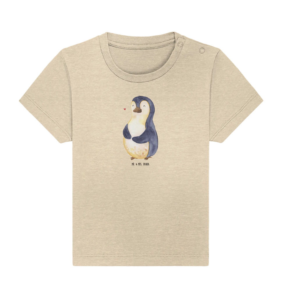 Organic Baby Shirt Pinguin Diät Baby T-Shirt, Jungen Baby T-Shirt, Mädchen Baby T-Shirt, Shirt, Pinguin, Pinguine, Diät, Abnehmen, Abspecken, Gewicht, Motivation, Selbstliebe, Körperliebe, Selbstrespekt