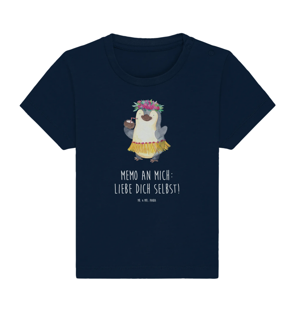 Organic Baby Shirt Pinguin Kokosnuss Baby T-Shirt, Jungen Baby T-Shirt, Mädchen Baby T-Shirt, Shirt, Pinguin, Aloha, Hawaii, Urlaub, Kokosnuss, Pinguine