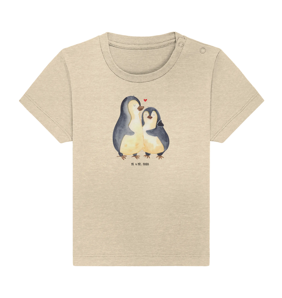 Organic Baby Shirt Pinguin umarmen Baby T-Shirt, Jungen Baby T-Shirt, Mädchen Baby T-Shirt, Shirt, Pinguin, Liebe, Liebespaar, Liebesbeweis, Liebesgeschenk, Verlobung, Jahrestag, Hochzeitstag, Hochzeit, Hochzeitsgeschenk