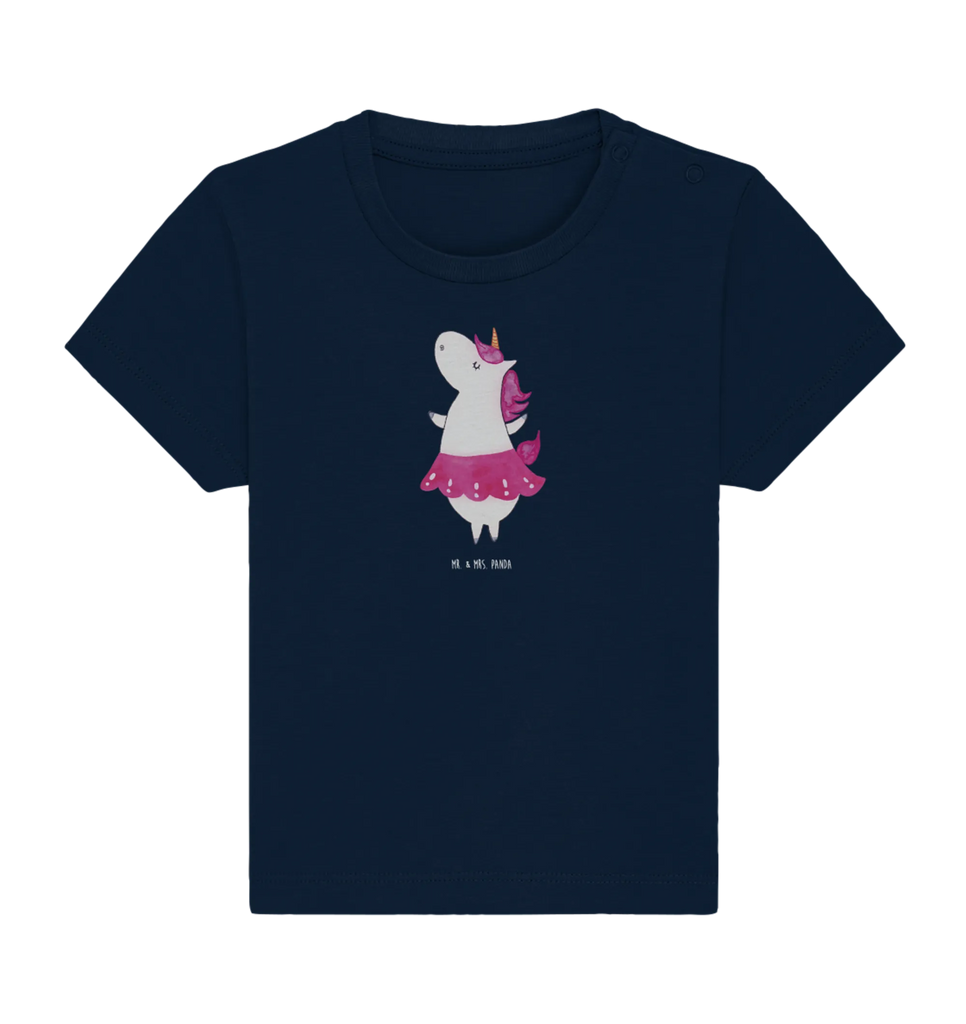 Organic Baby Shirt Einhorn Ballerina Baby T-Shirt, Jungen Baby T-Shirt, Mädchen Baby T-Shirt, Shirt, Einhorn, Einhörner, Einhorn Deko, Pegasus, Unicorn, Tanzen, Ballerina, Party, Wohnung, Spaß, Feiern, Geburtstag, Tänzerin, Lebenslust, Lebensfreude