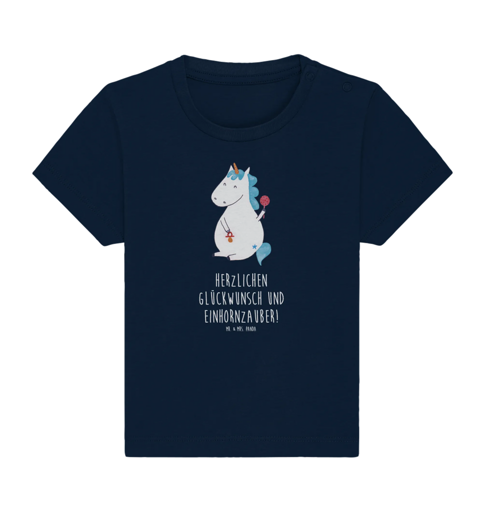 Organic Baby Shirt Einhorn Baby Baby T-Shirt, Jungen Baby T-Shirt, Mädchen Baby T-Shirt, Shirt, Einhorn, Einhörner, Einhorn Deko, Pegasus, Unicorn, Mutter, Geburt, Geburtstag, erstes Kind, Baby, Babyglück, Nachwuchs, Eltern, Party, Kind, Schnuller