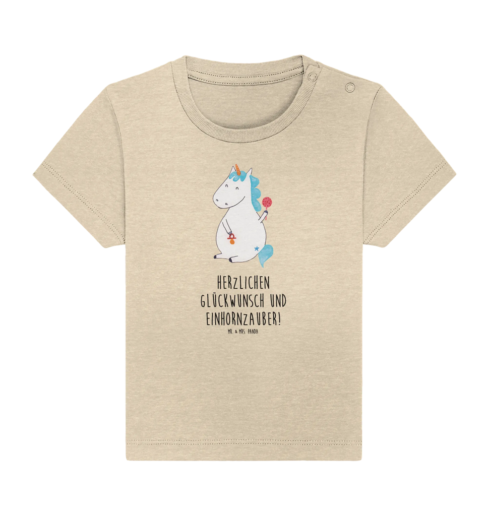 Organic Baby Shirt Einhorn Baby Baby T-Shirt, Jungen Baby T-Shirt, Mädchen Baby T-Shirt, Shirt, Einhorn, Einhörner, Einhorn Deko, Pegasus, Unicorn, Mutter, Geburt, Geburtstag, erstes Kind, Baby, Babyglück, Nachwuchs, Eltern, Party, Kind, Schnuller