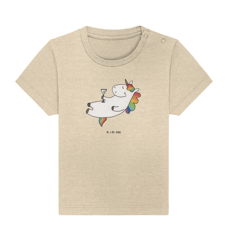 Organic Baby Shirt Einhorn Cocktail Baby T-Shirt, Jungen Baby T-Shirt, Mädchen Baby T-Shirt, Shirt, Einhorn, Einhörner, Einhorn Deko, Unicorn, Party, Spaß, Feiern, Caipirinha, Rum, Cuba Libre, Sekt, Freundin, Geburtstag, lustig, witzig, Spruch, Glitzer