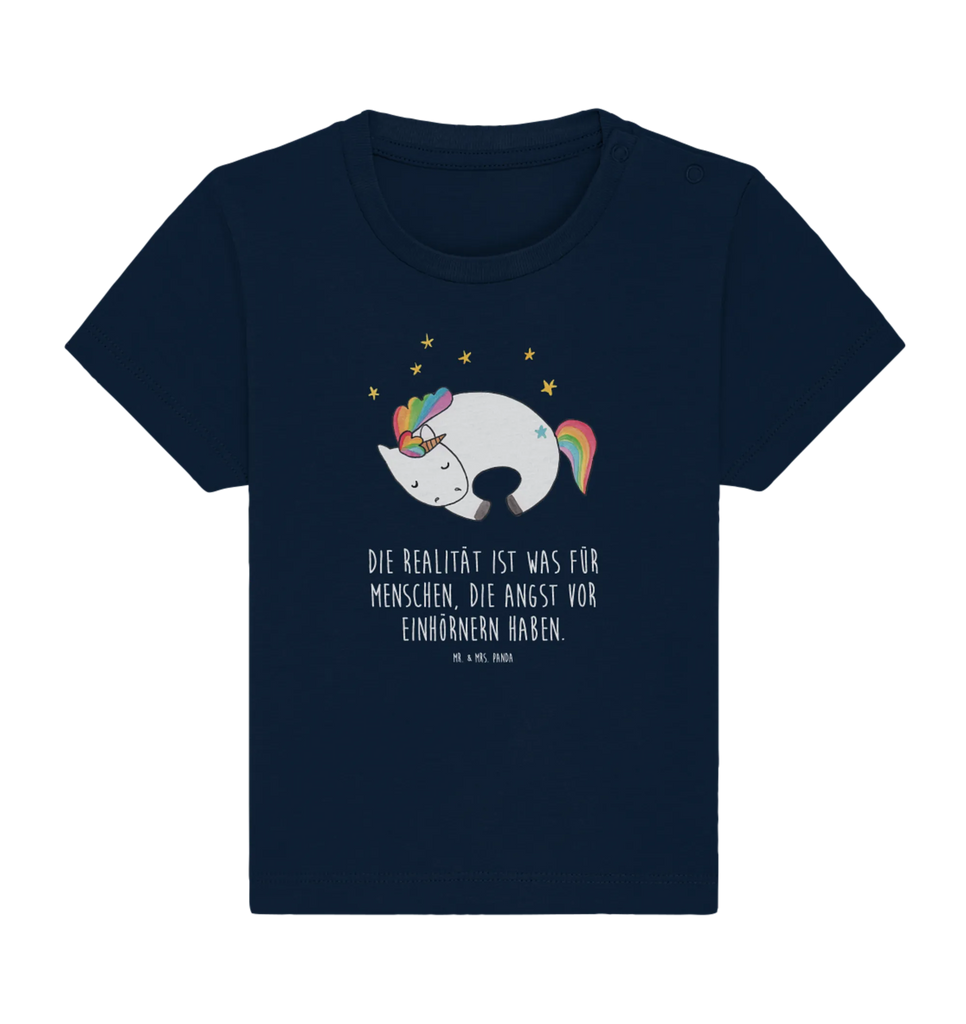 Organic Baby Shirt Einhorn Nacht Baby T-Shirt, Jungen Baby T-Shirt, Mädchen Baby T-Shirt, Shirt, Einhorn, Einhörner, Einhorn Deko, Unicorn, Träume, Traum, unicorn, Realität, Menschen, Geschenk, Ruhe, Freundin