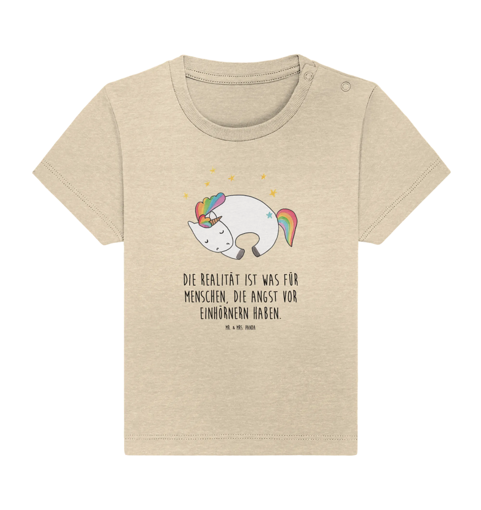 Organic Baby Shirt Einhorn Nacht Baby T-Shirt, Jungen Baby T-Shirt, Mädchen Baby T-Shirt, Shirt, Einhorn, Einhörner, Einhorn Deko, Unicorn, Träume, Traum, unicorn, Realität, Menschen, Geschenk, Ruhe, Freundin