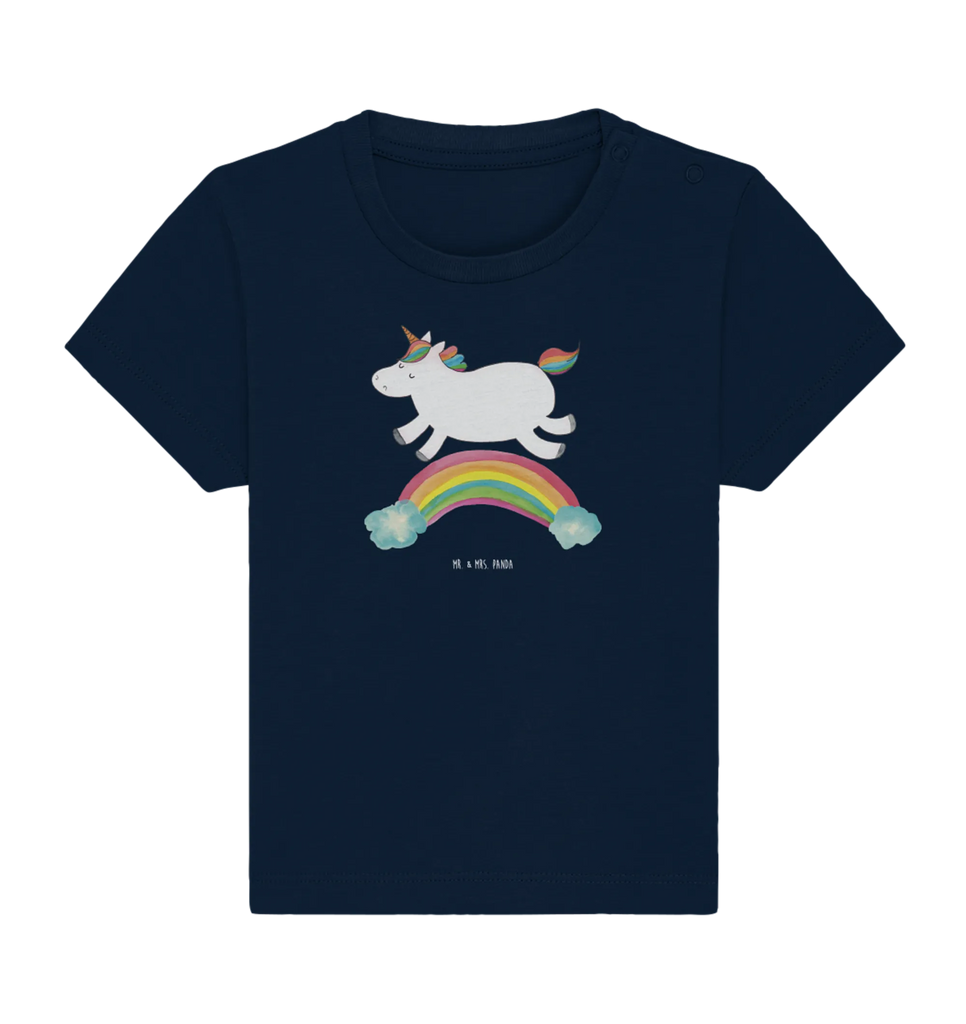 Organic Baby Shirt Einhorn Regenbogen Baby T-Shirt, Jungen Baby T-Shirt, Mädchen Baby T-Shirt, Shirt, Einhorn, Einhörner, Einhorn Deko, Pegasus, Unicorn, Regenbogen, Glitzer, Einhornpower, Erwachsenwerden, Einhornautobahn