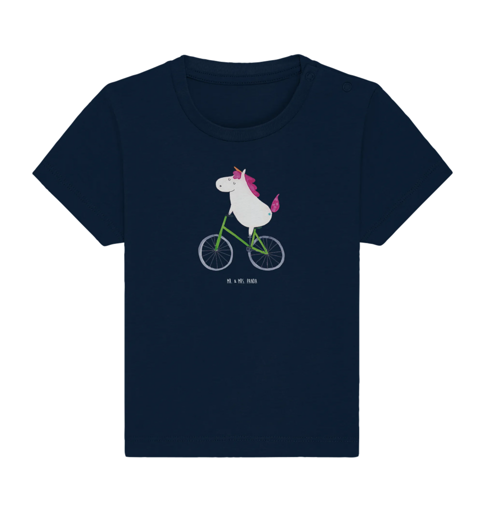 Organic Baby Shirt Einhorn Radfahrer Baby T-Shirt, Jungen Baby T-Shirt, Mädchen Baby T-Shirt, Shirt, Einhorn, Einhörner, Einhorn Deko, Pegasus, Unicorn, Radfahren, Radfahrer, Rad, Bike, Feenstaub, Konfetti, Luxusproblem, Kummer, Liebeskummer