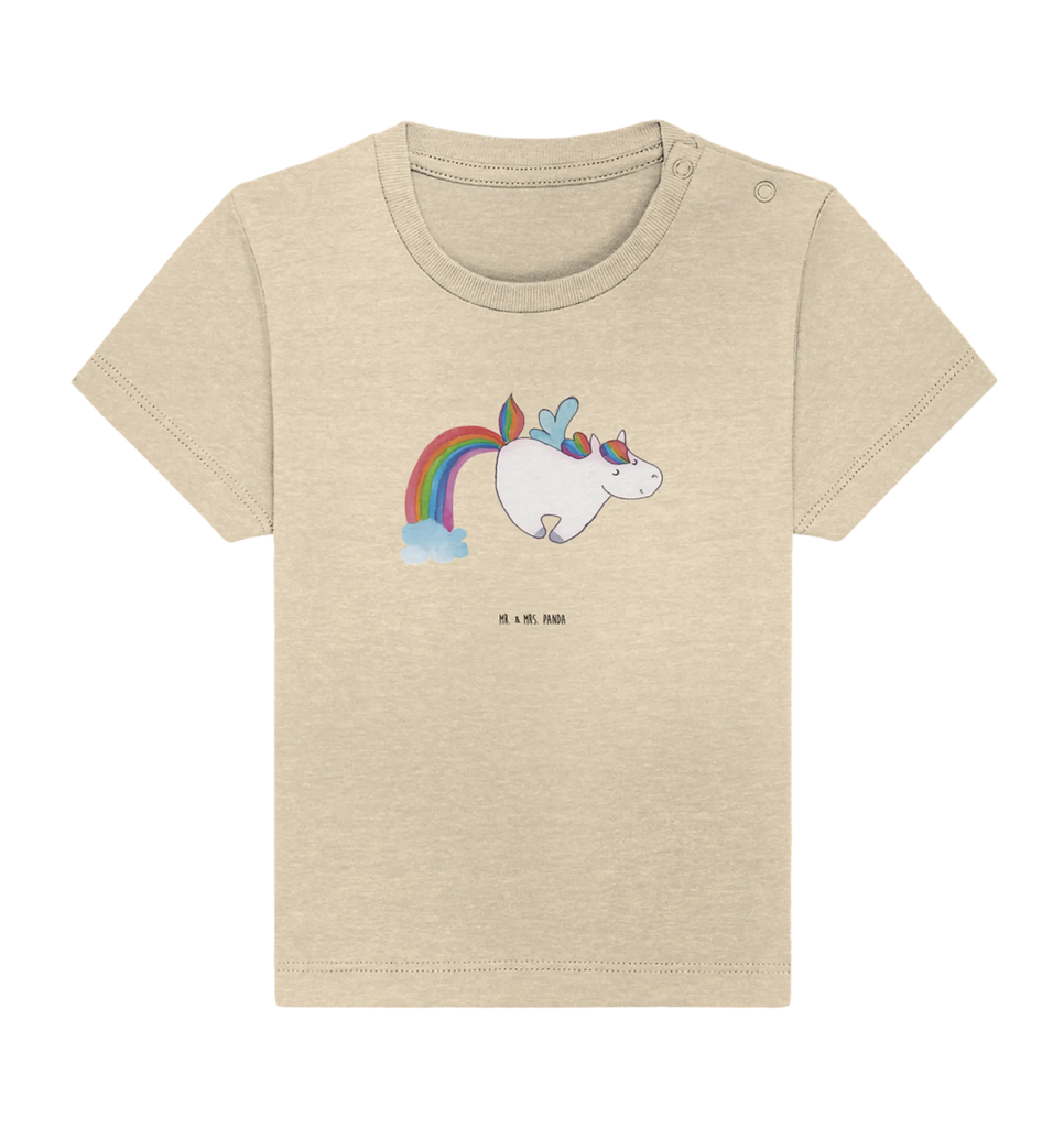 Organic Baby Shirt Einhorn Pegasus Baby T-Shirt, Jungen Baby T-Shirt, Mädchen Baby T-Shirt, Shirt, Einhorn, Einhörner, Einhorn Deko, Pegasus, Unicorn, Regenbogen, Spielen, Realität, Glitzer, Erwachsenwerden