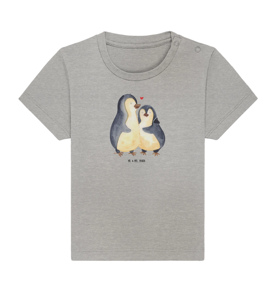 Organic Baby Shirt Pinguin umarmen Baby T-Shirt, Jungen Baby T-Shirt, Mädchen Baby T-Shirt, Shirt, Pinguin, Liebe, Liebespaar, Liebesbeweis, Liebesgeschenk, Verlobung, Jahrestag, Hochzeitstag, Hochzeit, Hochzeitsgeschenk