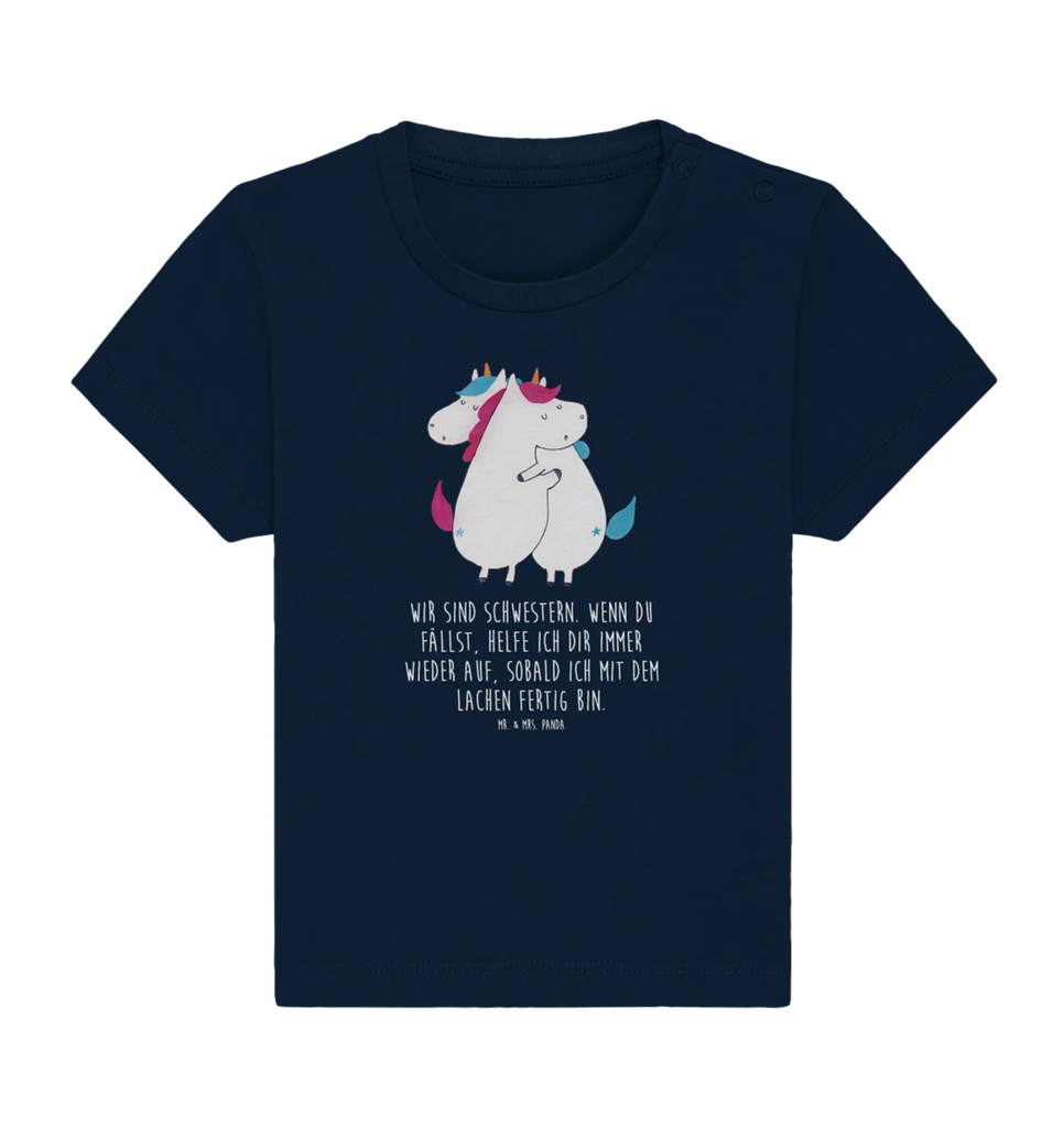 Organic Baby Shirt Einhörner Umarmen Baby T-Shirt, Jungen Baby T-Shirt, Mädchen Baby T-Shirt, Shirt, Einhorn, Einhörner, Einhorn Deko, Unicorn, Freundinnen, Freundin, BFF, Schwester, Schwestern, Familie, Geschwister, Sister, Liebe