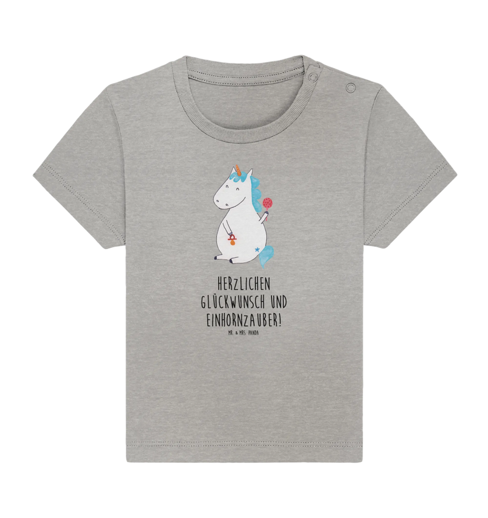 Organic Baby Shirt Einhorn Baby Baby T-Shirt, Jungen Baby T-Shirt, Mädchen Baby T-Shirt, Shirt, Einhorn, Einhörner, Einhorn Deko, Unicorn, Mutter, Geburt, Geburtstag, erstes Kind, Baby, Babyglück, Nachwuchs, Eltern, Party, Kind, Schnuller