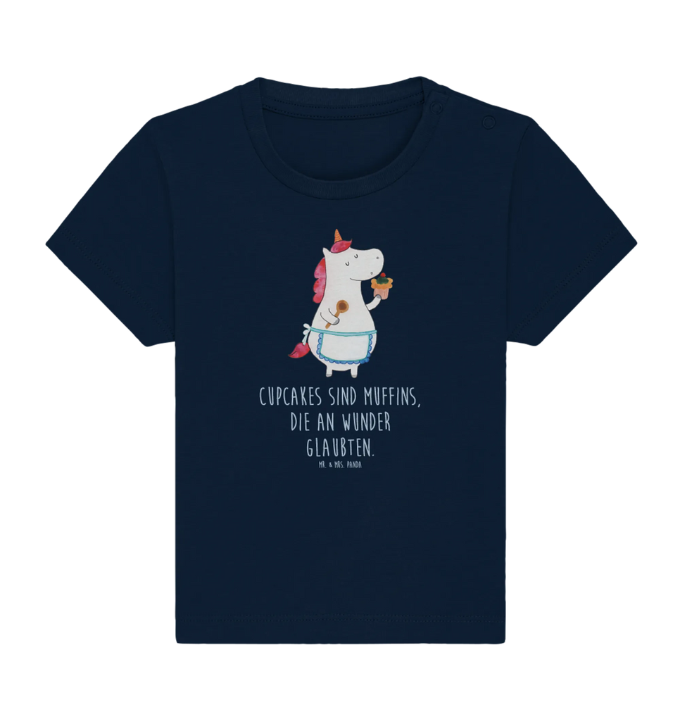 Organic Baby Shirt Einhorn Küche Baby T-Shirt, Jungen Baby T-Shirt, Mädchen Baby T-Shirt, Shirt, Einhorn, Einhörner, Einhorn Deko, Pegasus, Unicorn, backen, Muffin, Motivation, Träumer, träumen, Bäckerin, Hobbykoch, Koch, Torte, Kuchen