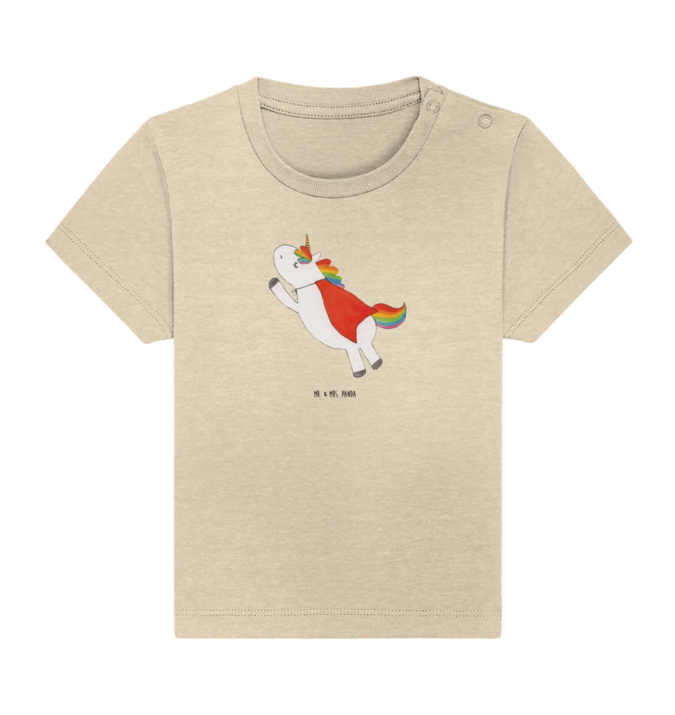 Organic Baby Shirt Einhorn Super Baby T-Shirt, Jungen Baby T-Shirt, Mädchen Baby T-Shirt, Shirt, Einhorn, Einhörner, Einhorn Deko, Pegasus, Unicorn, Traummann, Superheld, Held, Freundin, Geschenk, Girl, Mädchen