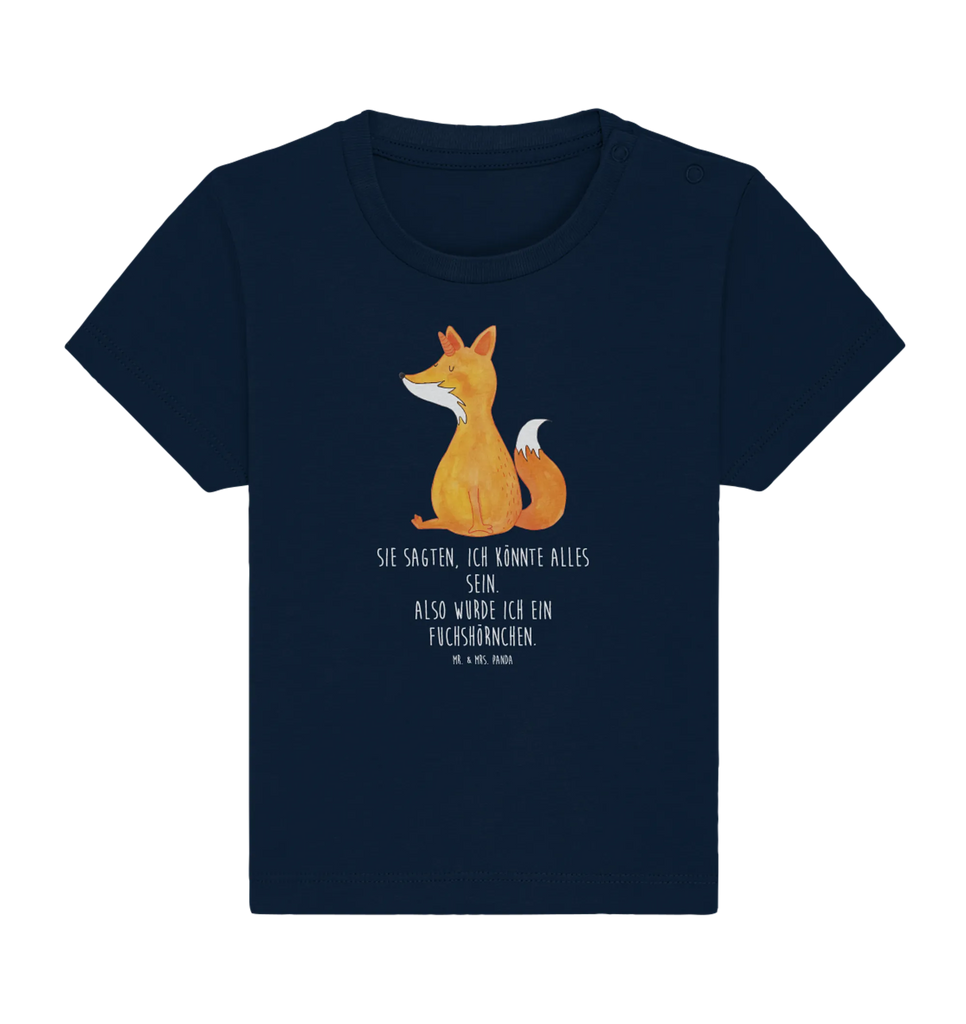 Organic Baby Shirt Einhorn Fuchs Baby T-Shirt, Jungen Baby T-Shirt, Mädchen Baby T-Shirt, Shirt, Einhorn, Einhörner, Einhorn Deko, Pegasus, Unicorn, Fuchs, Unicorns, Fuchshörnchen, Fuchshorn, Foxycorn, Füchse