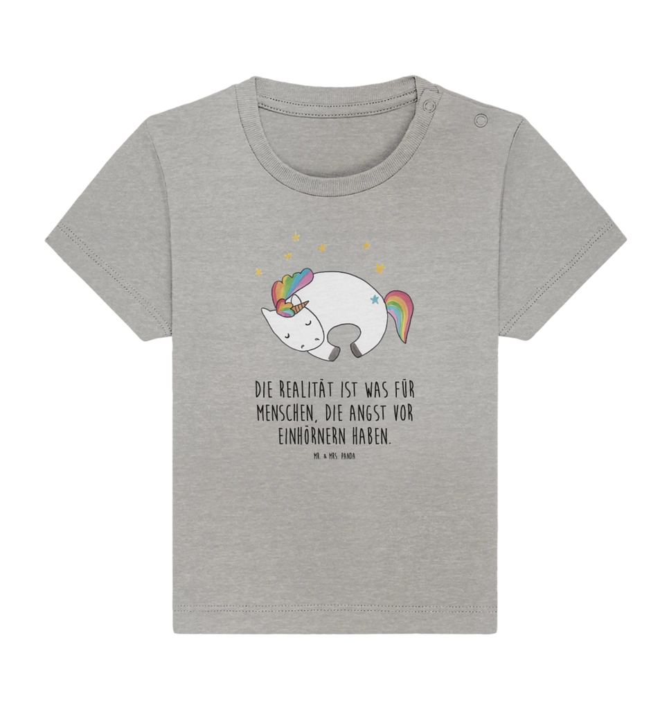 Organic Baby Shirt Einhorn Nacht Baby T-Shirt, Jungen Baby T-Shirt, Mädchen Baby T-Shirt, Shirt, Einhorn, Einhörner, Einhorn Deko, Pegasus, Unicorn, Träume, Traum, unicorn, Realität, Menschen, Geschenk, Ruhe, Freundin