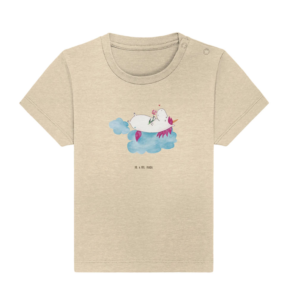 Organic Baby Shirt Einhorn Verliebt Baby T-Shirt, Jungen Baby T-Shirt, Mädchen Baby T-Shirt, Shirt, Einhorn, Einhörner, Einhorn Deko, Pegasus, Unicorn, verliebt, Liebe, Liebesbeweis, Freundin, Wolke