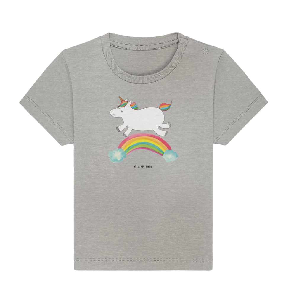 Organic Baby Shirt Einhorn Regenbogen Baby T-Shirt, Jungen Baby T-Shirt, Mädchen Baby T-Shirt, Shirt, Einhorn, Einhörner, Einhorn Deko, Pegasus, Unicorn, Regenbogen, Glitzer, Einhornpower, Erwachsenwerden, Einhornautobahn